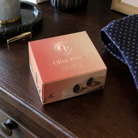 Custom cufflink boxes