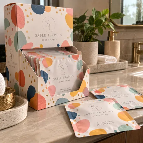Custom face mask boxes