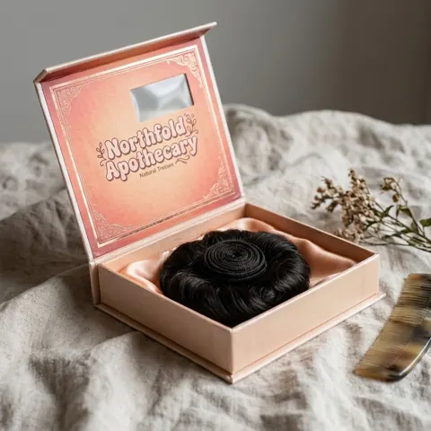 Magnetic closure example on custom packaging