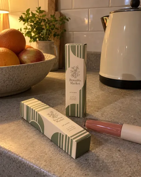Custom lip gloss boxes